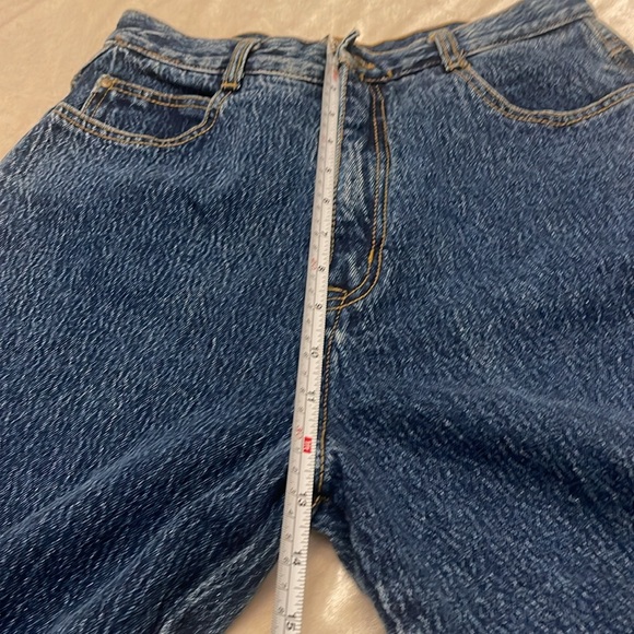 GITANO ORIGINAL VINTAGE JEANS HIGH WAIST DENIM SZ 12 DARK WASH MADE IN HONG KONG - Picture 9 of 17